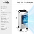 TECTAKE - Rafraîchisseur d'air mobile blanc - vignette