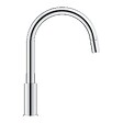 GROHE - Mitigeur évier BAULOOP bec haut avec douchette extractible GROHE 30543000 - vignette