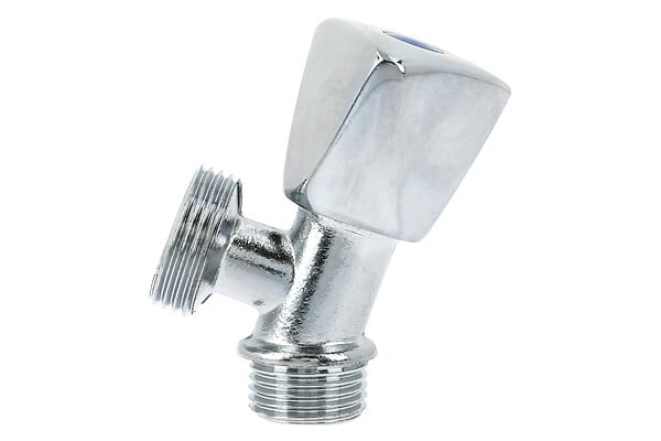 GARIS - Robinet simple de machine à laver 1/2 3/4 Luxe tête laiton chromé - GARIS - B01-RMLZ - large