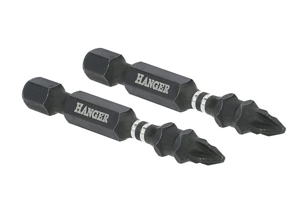 HANGER - Embouts impact 1/4'' cruciformes PZ3 longueur 75mm - HANGER - 134080 - large