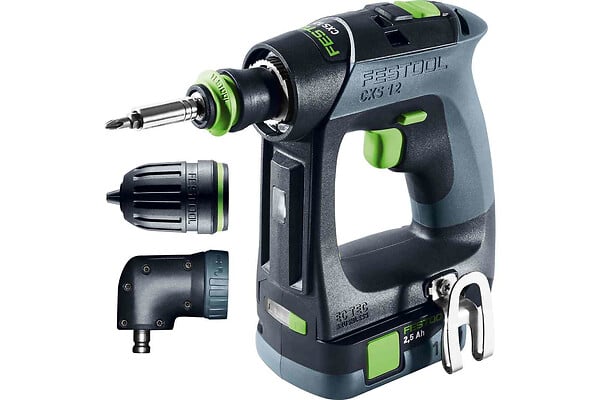 FESTOOL - Perceuse-visseuse 10,8V CXS 12 2,5-Set + 2 batteries 2,5Ah + chargeur + coffret SYSTAINER SYS3 DF M 187 - FESTOOL - 576865 - large