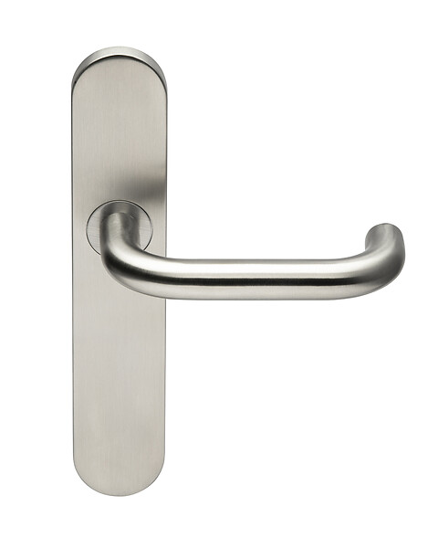 HERACLES - Ensemble sur plaques JADE série 1294 type bec de cane finition inox brossé - HERACLES - B-INOX-SP09 - large