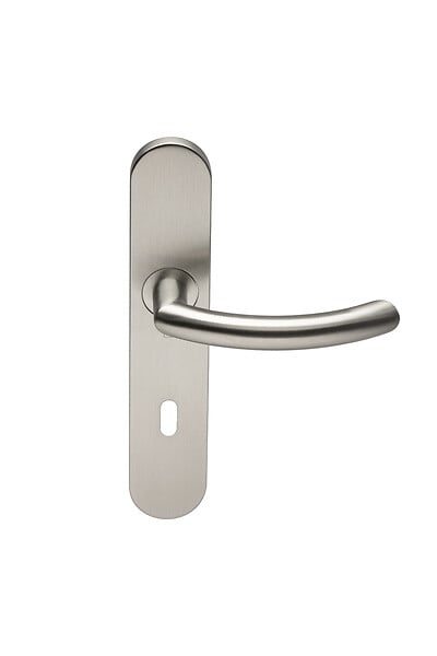 HERACLES - Ensemble sur plaque JADE Série 1094 type CLE L finition inox brossé - HERACLES - B-INOX-SP03 - large