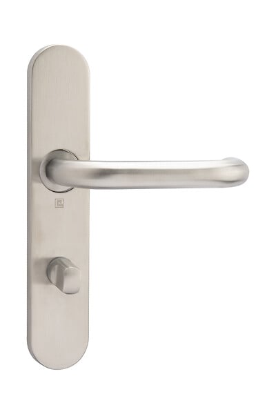 HERACLES - Ensemble sur plaques JADE série 1294 type condamnation finition inox brossé - HERACLES - B-INOX-SP10 - large