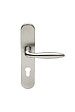HERACLES - Ensemble sur plaques série JADE 1594 acier type clé I finition inox - HERACLES - B-INOX-SP24 - vignette