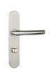 HERACLES - Ensemble sur plaque JADE Série 1094 type condamnation finition inox brossé - HERACLES - B-INOX-SP02 - vignette