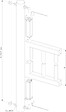 LOCINOX - PAIRE DE CHARN A RESSORT PORTILLON 150MM - vignette