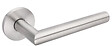 HERACLES - Béquille double sur rosace JADE slim inox poli bec de cane diamètre 19mm SL02 - HERACLES - B-INOX-SL02 - vignette