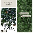 TECTAKE - Sapin de Noël artificiel moulé par injection avec support métallique vert - vignette