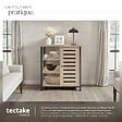 TECTAKE - Buffet 71x32x82cm Bois clair industriel, Chêne Sonoma - vignette