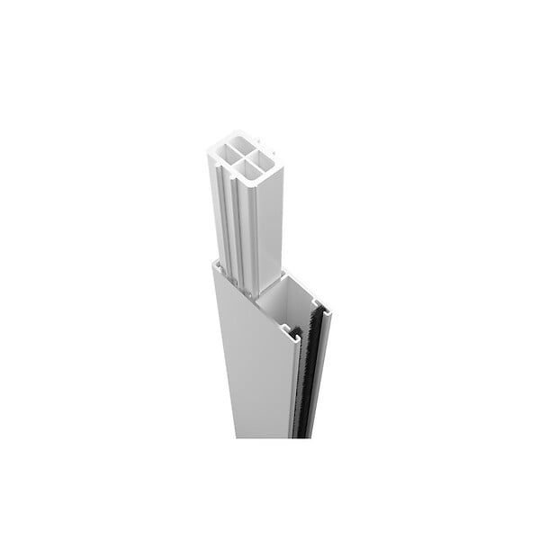VOLET-MOUSTIQUAIRE - Rehausse en alu pour volet roulant longueur 150 cm, coloris blanc - large