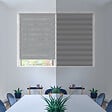 VOUNOT - Lot de 2 Store enrouleur jour nuit double 50x150cm Gris - vignette