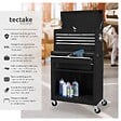 TECTAKE - Servante d'atelier 10 compartiments noir - vignette