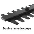GT GARDEN - Taille-haies thermique, 22.5 cm3, 1.1 CV, double lame 55 cm - vignette
