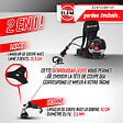 ELEM GARDEN TECHNIC - Débroussailleuse thermique dorsale 52CC - Lame + fils - Elem garden - vignette