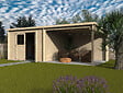 DECOR ET JARDIN - Abri de jardin Eden en bois - 8.16m² - vignette