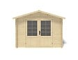 ALTANKA - Abri de jardin en bois - 12m2 - 3x4m - Ep. 28mm - Couleur: naturel - DOM661 - vignette