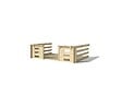 ALTANKA - Terrasse en bois avec balustrade pour abri en bois - 6m2 - 3m x 2m - couleur: naturel - DOM142 - vignette