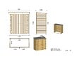 ALTANKA - Armoire de jardin à outils 1.66x0.82 m H.1.86 - DOM85 - vignette