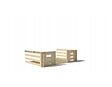 ALTANKA - Terrasse en bois avec balustrade pour abri en bois - 9m2 - 3m x 3m - couleur: naturel - DOM395 - vignette