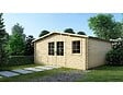 ALTANKA - Abri de jardin en bois - 25m2 - 5x5m - Ep. 28mm - Couleur: naturel - DOM591 - vignette