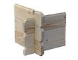 ALTANKA - Abri de jardin en bois - 25m2 - 5x5m - Ep. 28mm - Couleur: naturel - DOM591 - vignette
