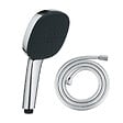 GROHE - Pack mitigeur mécanique Swift + Douchette 2 jets Vitalio Comfort 110 + Flexible1750 mm et support - vignette