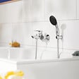 GROHE - Pack mitigeur mécanique bain douche Start Loop chromé + Douchette 2 jets Vitalio Start 110 et flexible - vignette