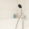 GROHE - Pack mitigeur mécanique bain douche Start + Flexible douche VitalioFlex Comfort 1750 + Support mural - vignette