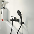 GROHE - Pack douchette 2 jets Vitalio Comfort 110 noir mat + Flexible de douche VitalioFlex Trend 1750 mm et support noir mat - vignette
