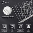 VOUNOT - Pic Anti-Pigeon en Acier Inoxydable 5.5M Pack de 22 modules - vignette