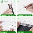 VOUNOT - Pic Anti-Pigeon en Acier Inoxydable 5.5M Pack de 22 modules - vignette