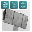 VOUNOT - Bordure de jardin plastique PP imitation pierre 20m gris - vignette