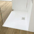 KINEDO - Receveur de douche Kinesurf biotec rectangle Blanc 150 x 90 x 4 bonde centre longueur - vignette