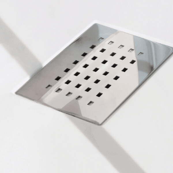 KINEDO - Receveur de douche Kinesurf biotec rectangle Blanc 150 x 90 x 4 bonde centre longueur - large