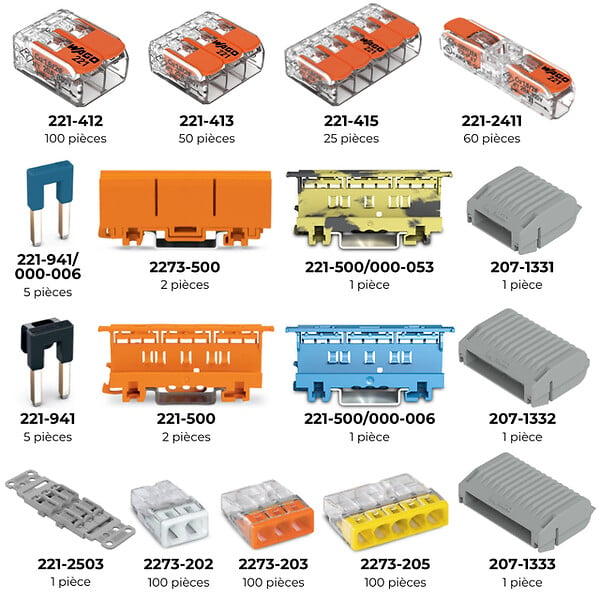 WAGO - L-BOXX® 535 bornes & accessoires panachés Série 221 & Inline et 2273 - WAGO - 887-932 - large
