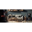 UNIVERSAL - Poêle à gaz 3,4KW NOIR Fonte Véritable Effet feu de bois + Tuyau gaz + Détendeur butane Provence UNIVERSAL - vignette