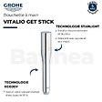 GROHE - Pack mitigeur thermostatique Trend avec colonnettes + Douchette 1 jet Vitalio Get Stick + Flexible 1750 mm - vignette