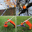 GT GARDEN - Multifonction thermique 4 en 1 avec guidon : tronçonneuse - débroussailleuse - taille-haies - vignette