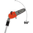 GT GARDEN - Élagueuse thermique sur perche avec tête orientable, 52 cm3, 3 CV, longueur 4.15 mètres - vignette