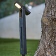 LUMISKY - 2 Potelets solaires orientables BRITY H49cm 200LM - vignette