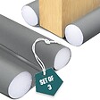 VOUNOT - Lot de 3 Boudins de Porte Isolants coupe froid Découpables 96cm Gris - vignette