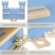 TECTAKE - Étagère murale MyLittleStory Fortress pour jusqu'à 16 Tonies bleu - vignette