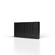 ROINTE - Radiateur connecté BELIZE II BAS 8 éléments 1000W Noir - ROINTE - BRFB1000RADC4 - vignette