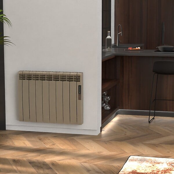 ROINTE - Radiateur connecté EOINIQ 8 éléments 1200W Pearl Beige - ROINTE - ERFP1200RAD2 - large