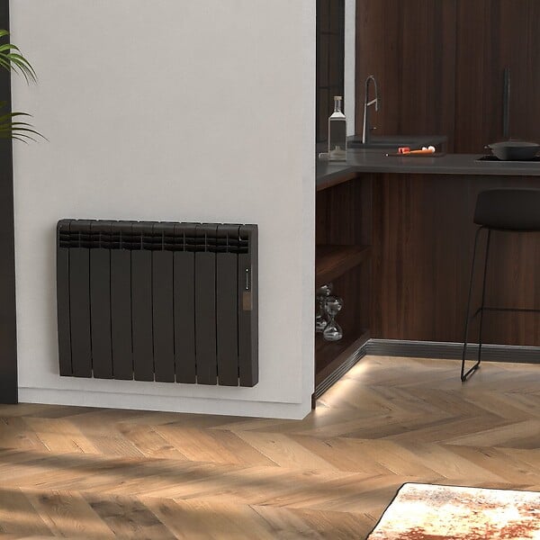 ROINTE - Radiateur connecté EOINIQ 12 éléments 1800W Noir texturé - ROINTE - ERFB1800RAD2 - large