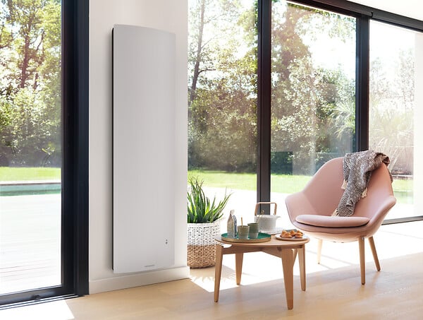 ATLANTIC - Radiateur connecté Divali Néo vertical 1500W Blanc carat - ATLANTIC - 507684 - large