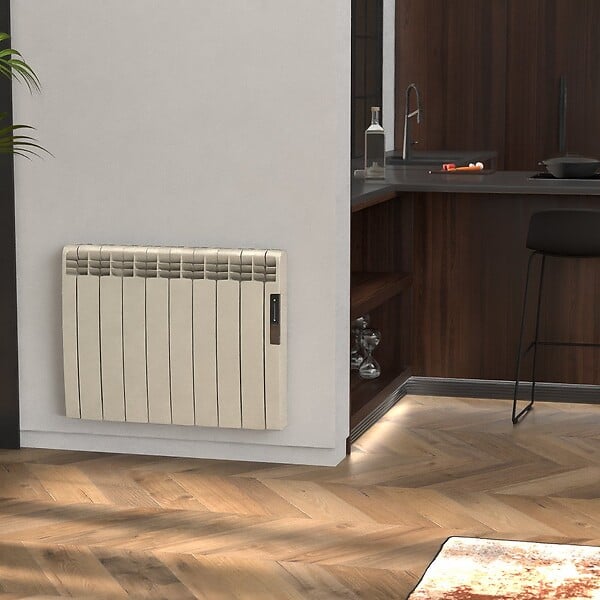 ROINTE - Radiateur connecté EOINIQ 8 éléments 1200W Oyster White - ROINTE - ERFO1200RAD2 - large