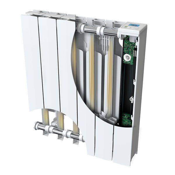 INTUIS - Radiateur horizontal 1500W Blanc AXINO GTB - INTUIS - M237115 - large