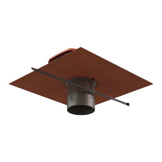 UBBINK - Sortie de toit VMC Valetis ocre D160 - UBBINK - 172112 - large